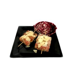 Involtini di suino con radicchio e mortadella
